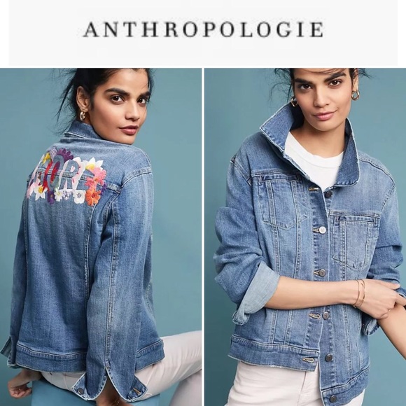 anthropologie denim jacket
